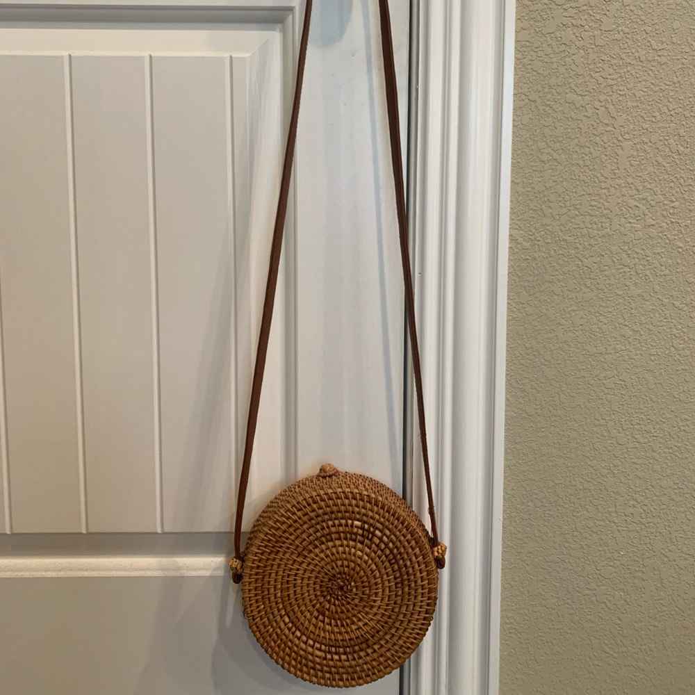 Basket weave bag